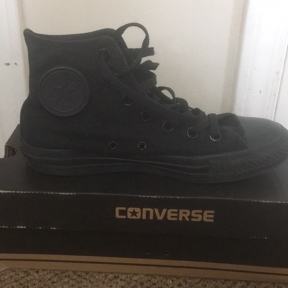 All black converse